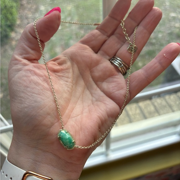 Kendra Scott jade Stone Necklace - Picture 2 of 4